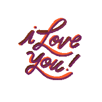 I Love You Heart Sticker by BrittDoesDesign