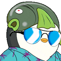 Wait What Wow Sticker by Pudgy Penguins