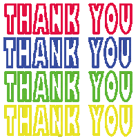 Thanks Thank You Sticker