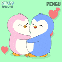 I Love You Hug GIF by Pudgy Penguins