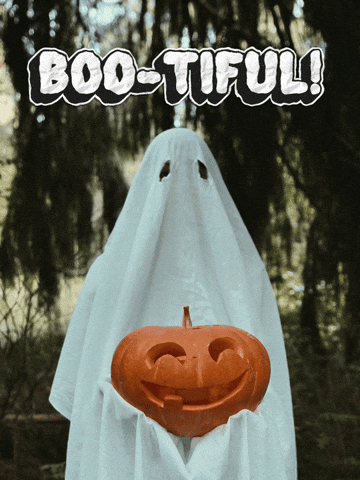 Scared Trick Or Treat GIF by Sealed With A GIF