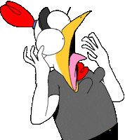 Scared Freak Out Sticker by sarahmaes