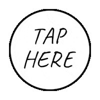 tap taphere Sticker by Tabio USA