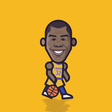 Magic Johnson Nba GIF by Loogart
