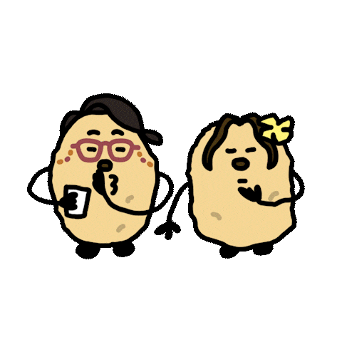 cjenmtvn giphyupload potato tvn 감자 Sticker