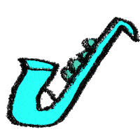 kunstadelthapert saxophone saxofoon hapert kunstadelt Sticker