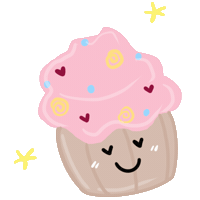 Illustration Cake Sticker