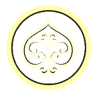 motif gold coin Sticker by Park Chinois