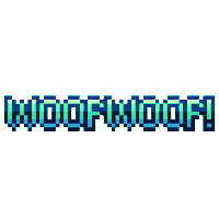 Woof Sticker by Abstract HotDogs