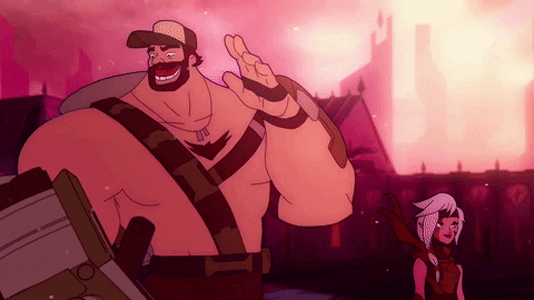 high five tag team GIF by MentalMars