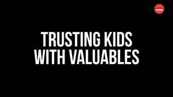 Trusting kids with valuables
