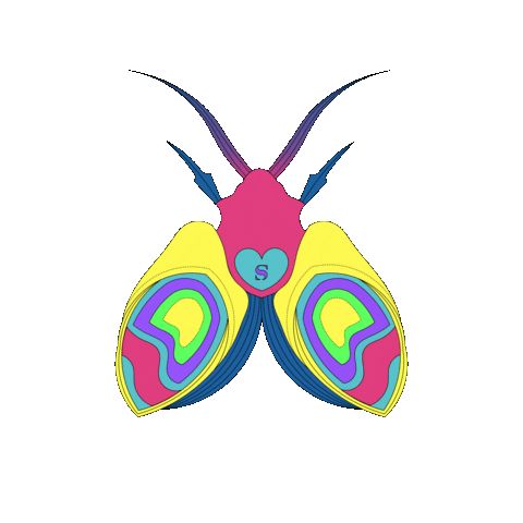 Moth Stele Sticker