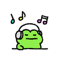 Mood Frog Sticker