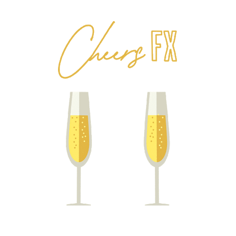 Cheers Fx Sticker by WebFX