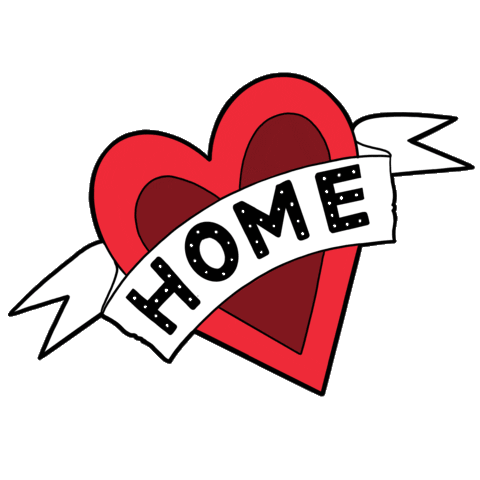 Heart Home Sticker by Brand13