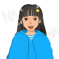 Cute Girl Sticker