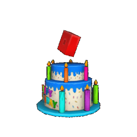 3D Birthday Sticker by Roblox
