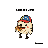 Comida Venezolana Golfeado Sticker by Top arepa