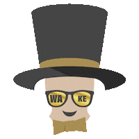 Wfugrad Sticker by Wake Forest University
