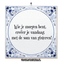 Moment Wijsheid Sticker by Tegelspreuken.nl