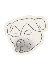 Dog Sleep Sticker by emiliebleuciel