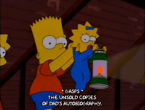 homer simpson book GIF