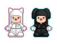 Jack In The Box Pixel Sticker