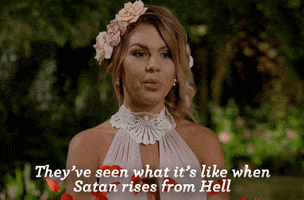 satan rise from hell GIF by The Bachelor Australia