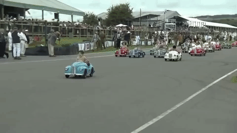 settrington cup pedal car GIF