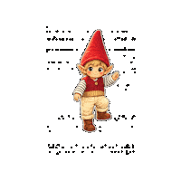Wichtel Sticker by Das Sinneskarussell - SinKa und ihre Freunde