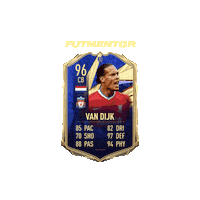 Van Dijk Liverpool Sticker by FUT Mentor