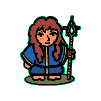 Girl Race Sticker