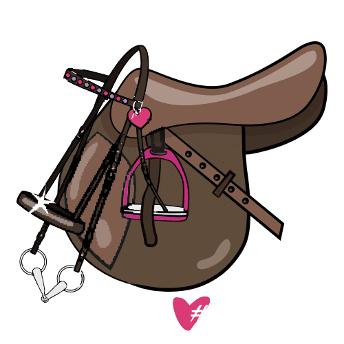 Horse Saddle Sticker by Soulhorse.de