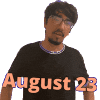 August Sticker