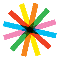 Rainbow Spinning Sticker by Color Factory