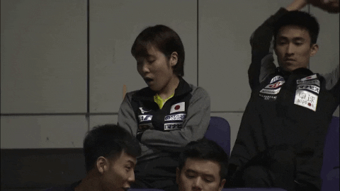 Bored Ping Pong GIF by ITTFWorld