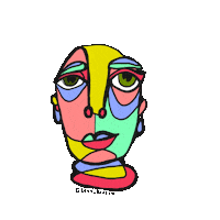 halloween face Sticker