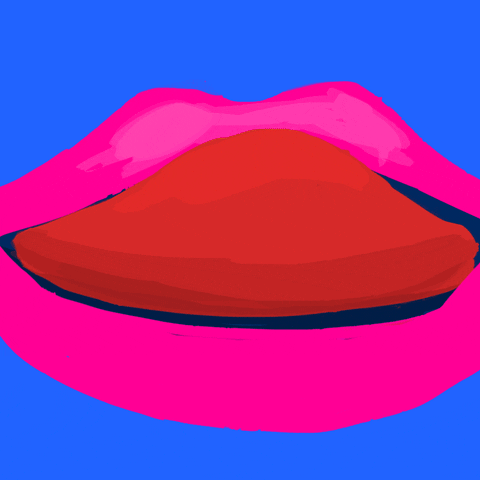Bubble Gum Kiss GIF by Denyse®