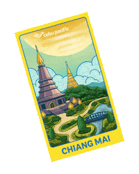 Chiang Mai Travel Sticker by Cebu Pacific Air