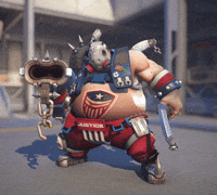 WashingtonJustice laugh overwatch overwatch 2 roadhog GIF