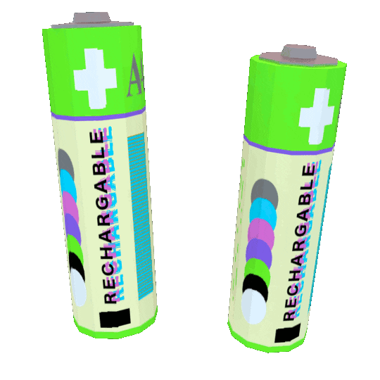 Double A 3D Sticker by jjjjjohn