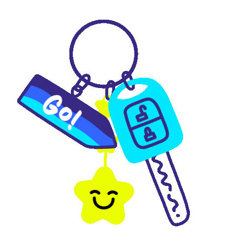 Lets Go Sticker by Stych