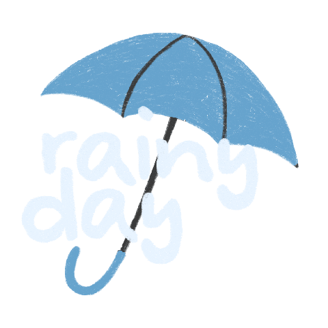 ilaria_angioi rain spring umbrella rainyday Sticker