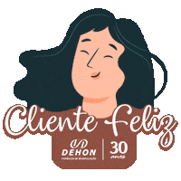 Cliente Feliz Sticker by Dehon Belem