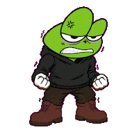 Frog Sticker by ForeverWilin