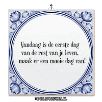 Nl Begin Sticker by Tegelspreuken.nl