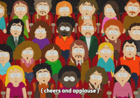 clapping cheers GIF by South Park 