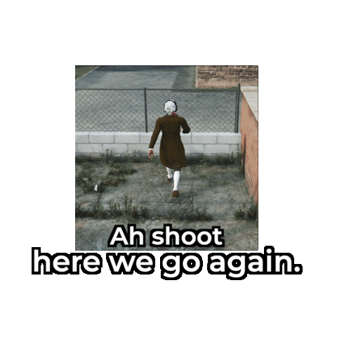 Recurring Here We Go Again Sticker