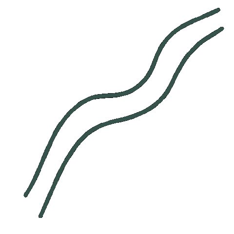 Forest Green Lines Sticker