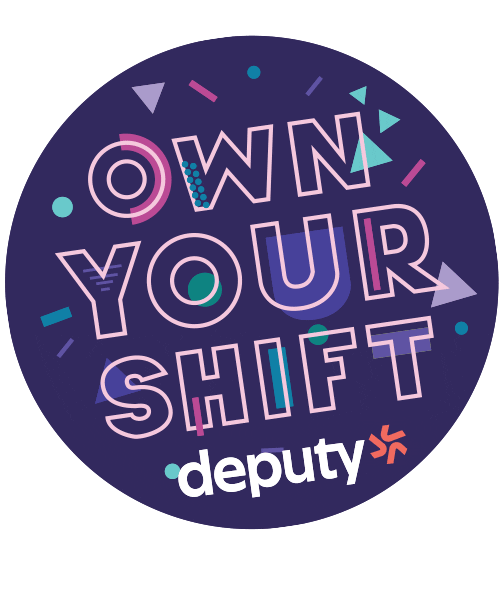 Clocking Out Night Shift Sticker by deputy app
